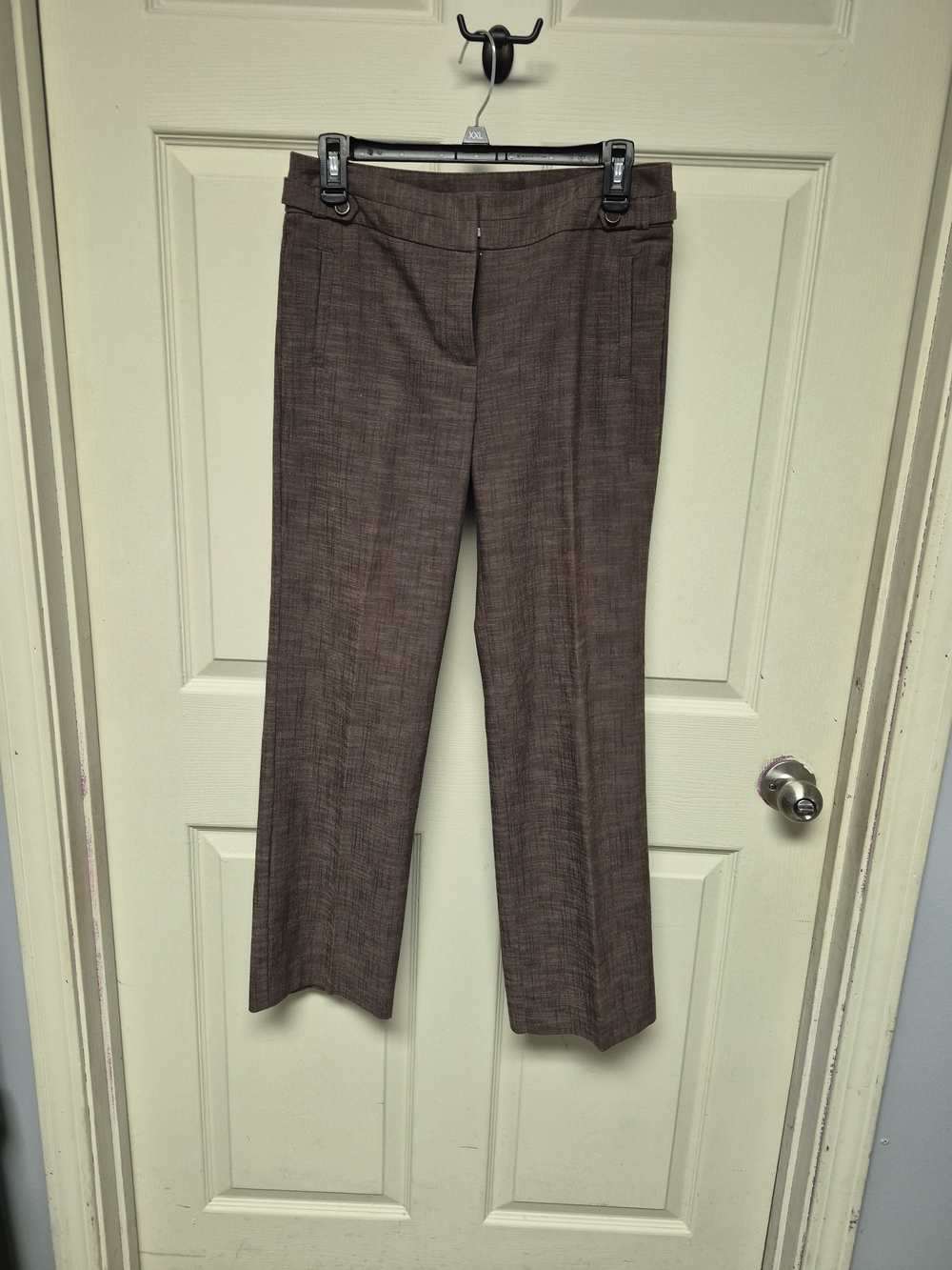new directions Brown Straight-Leg Dress Trousers
